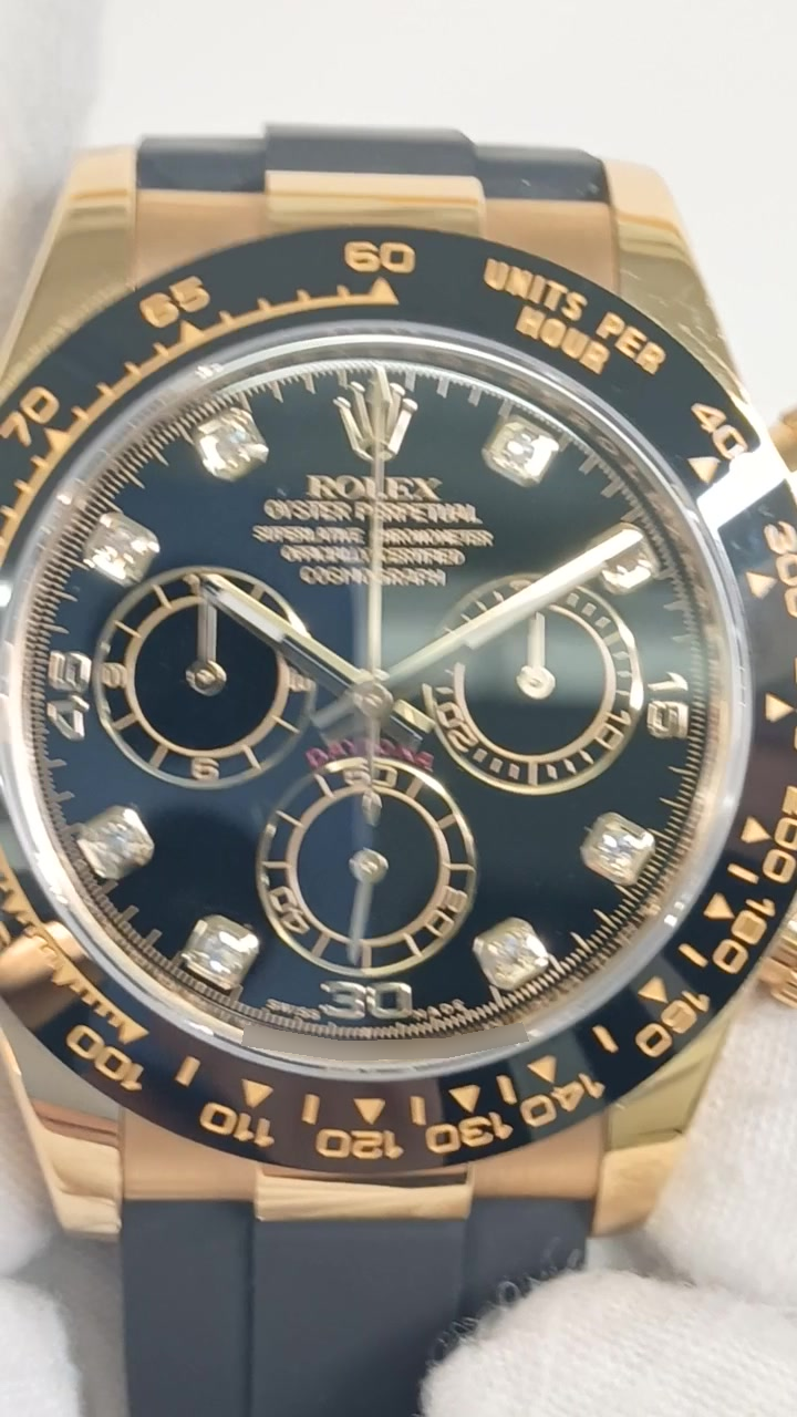 Rolex 116518LN stock 44642 Front from vendor video