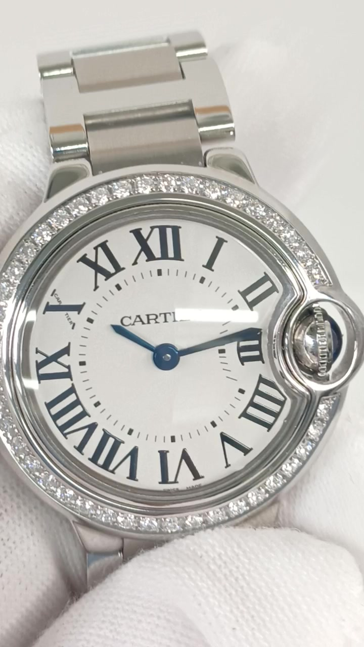 Cartier W4BB0015 stock 45811 Front from vendor video