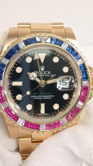 Rolex 116748SARU stock 45946 Front from vendor video