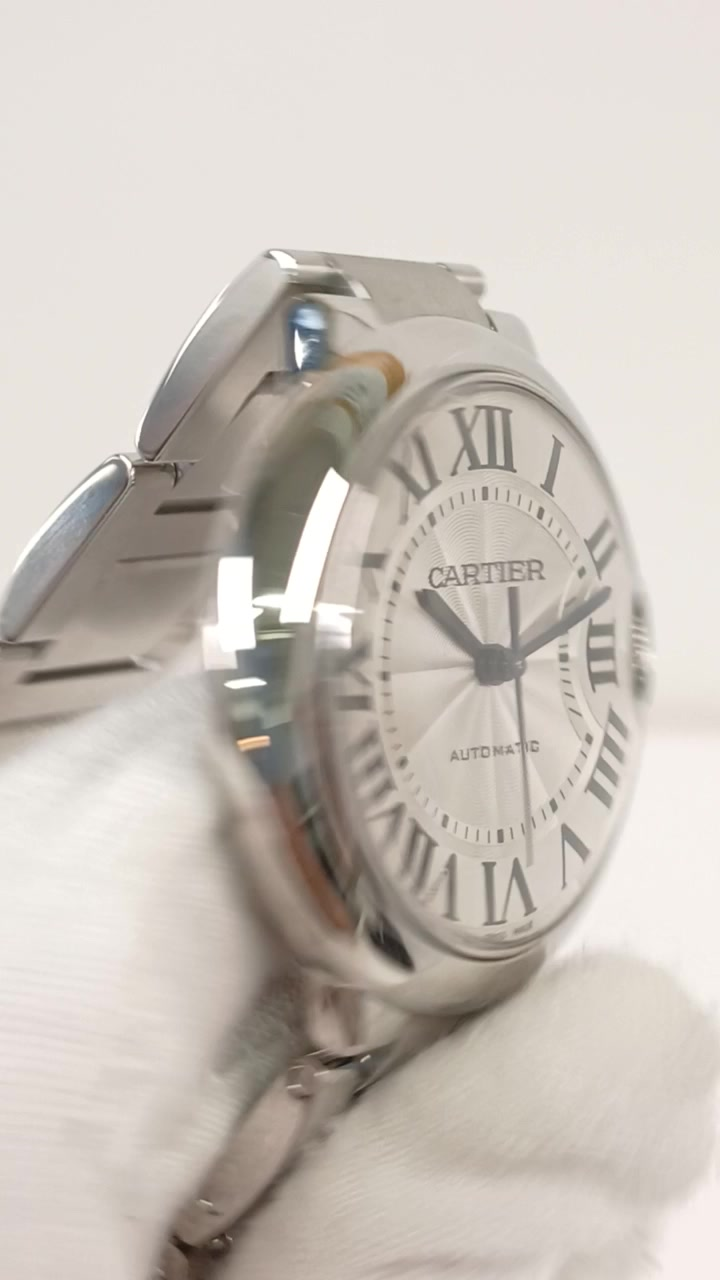 Cartier W6920046 stock 46788 Case side from vendor video