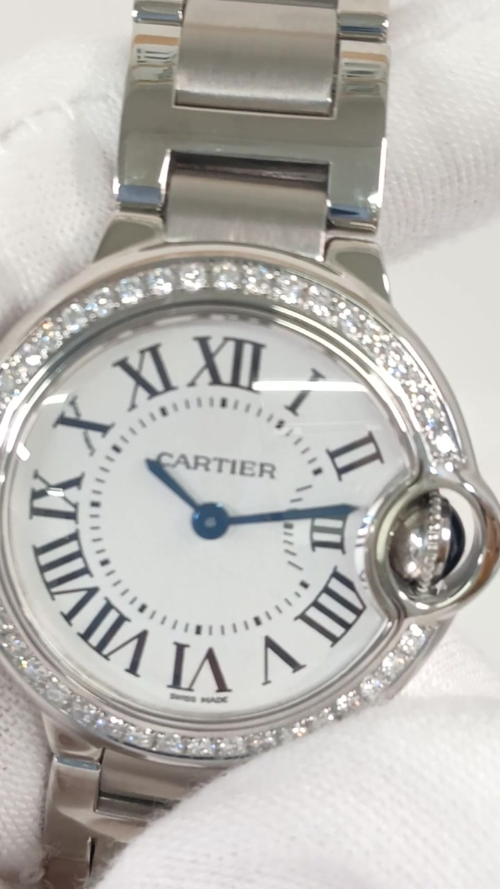 Cartier W4BB0015 stock 47467 Front from vendor video