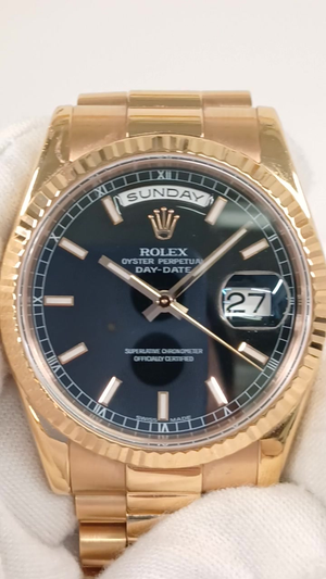 Rolex 118235 stock 47649 Front from vendor video
