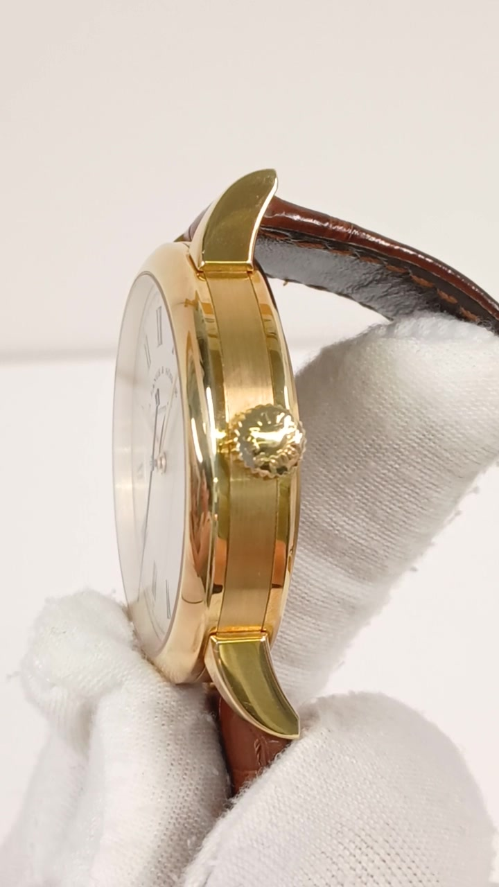 A. Lange & Söhne stock 47986 Crown and case from vendor video