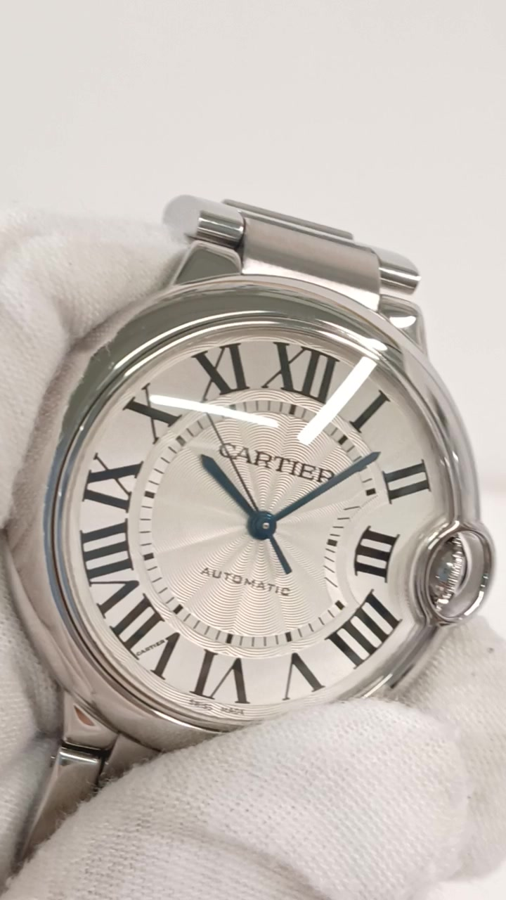 Cartier Ballon Bleu stock 48069 Front from vendor video