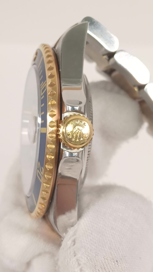 Rolex 16613 stock 48815 Crown side from vendor video
