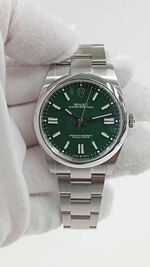 Rolex Oyster Perpetual stock 48910 — Front from vendor video