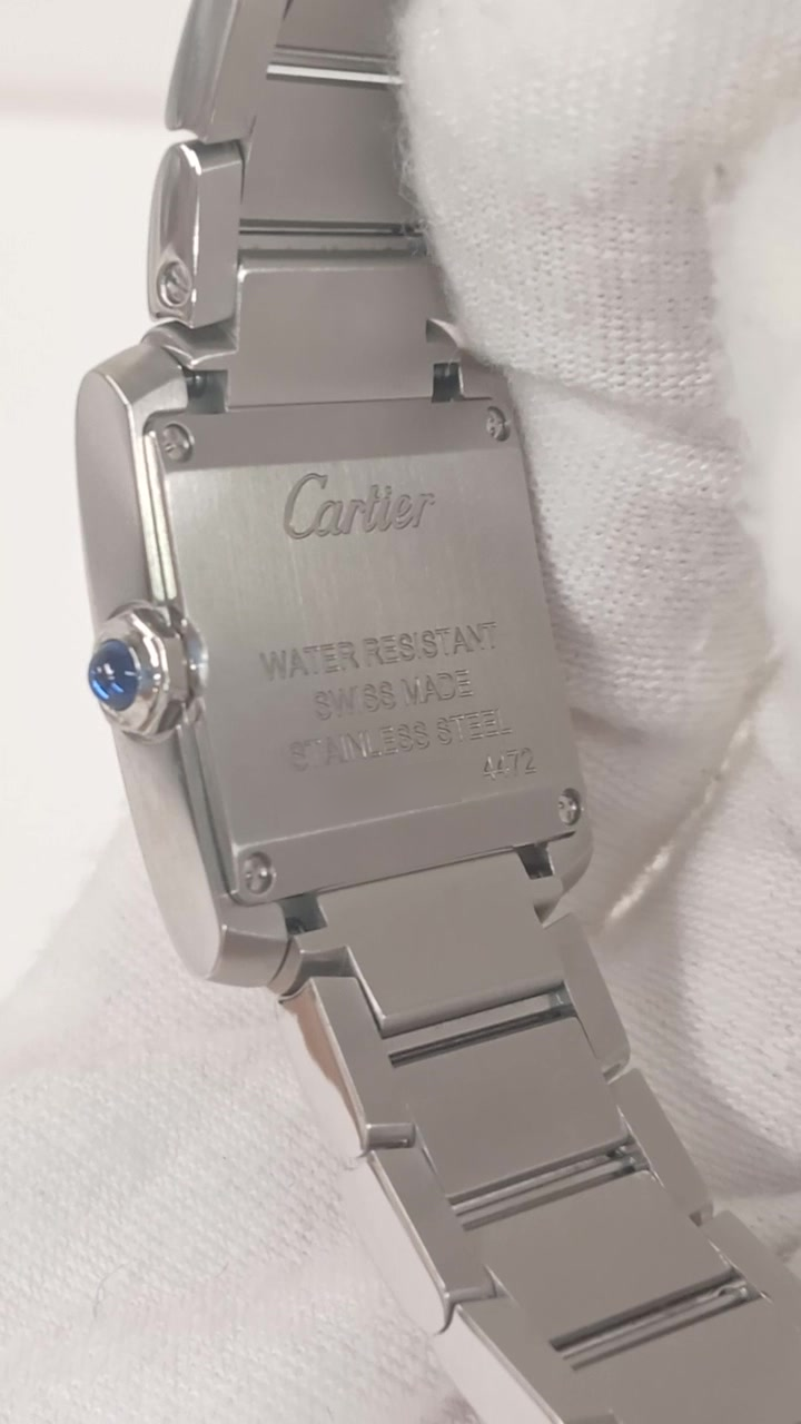 Cartier stock 49070 Caseback from vendor video