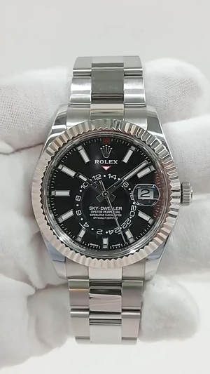 Rolex Sky-Dweller Ref. 326934 stock 50070 Front from vendor video