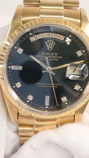 Rolex 18238A stock 51103 Front from vendor video