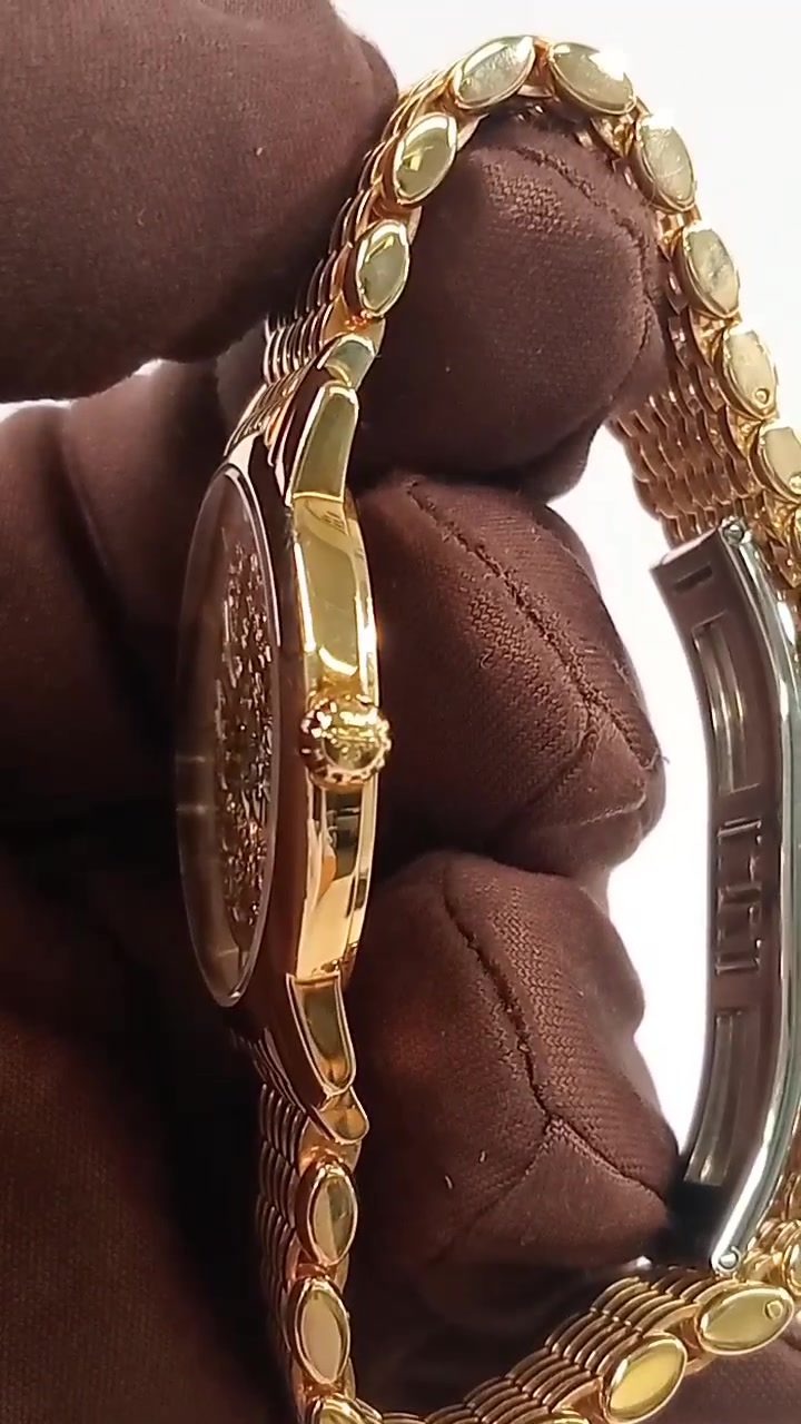Patek Philippe Skeleton stock 51153 — Crown side from vendor video