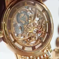 Patek Philippe Skeleton stock 51153 — Caseback and movement from vendor video