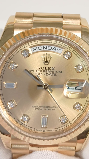 Rolex 128238A stock 51498 Front from vendor video