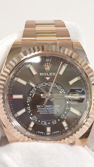 Rolex 326935 stock 52509 Front from vendor video