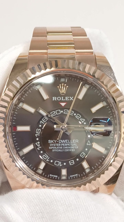 Rolex 326935 stock 52509 Front from vendor video