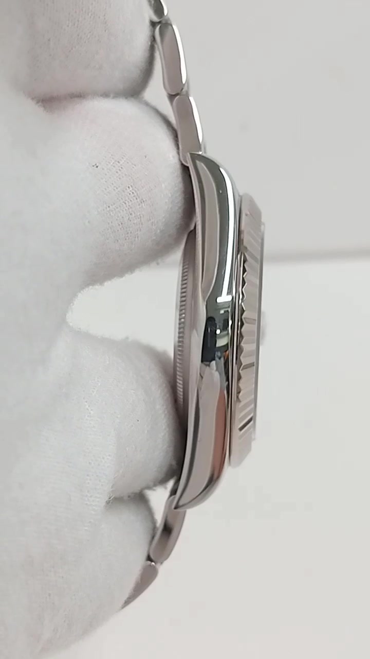 Rolex Datejust II Steel and White Gold — Side profile; stock 52980