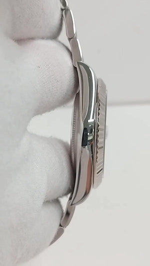 Rolex Datejust II Steel and White Gold — Side profile; stock 52980