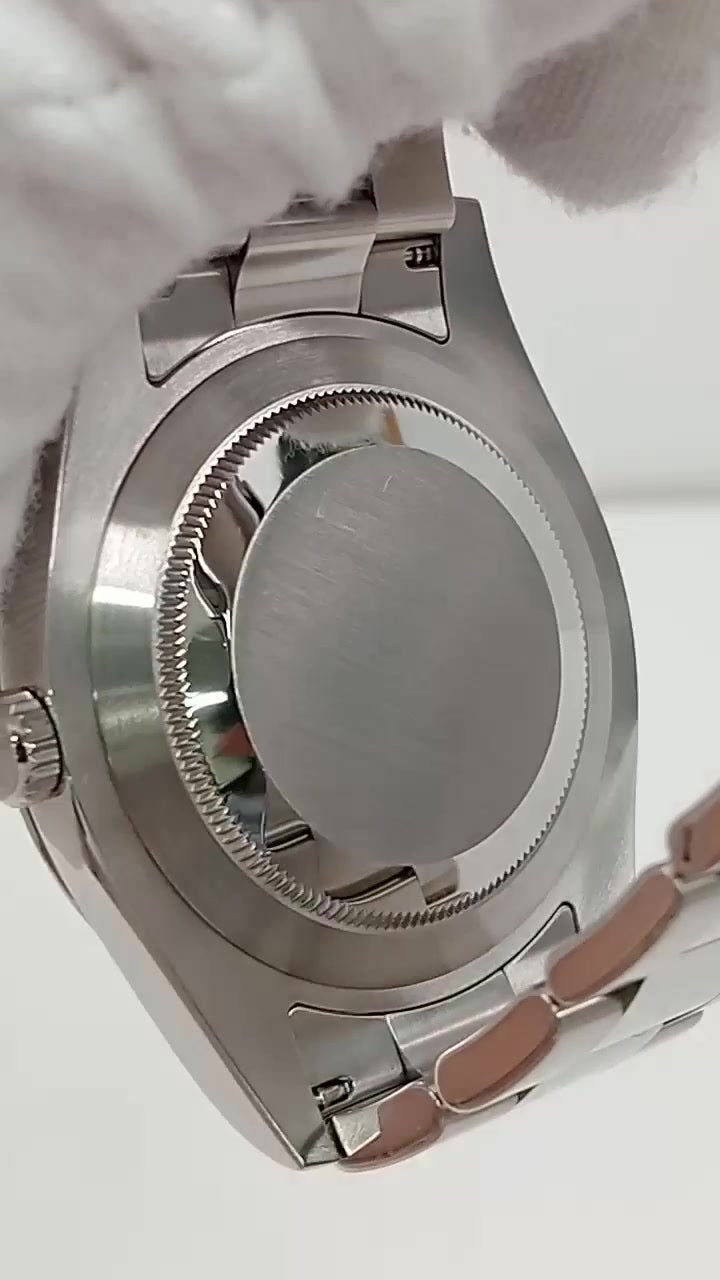Rolex Datejust II Steel and White Gold — Caseback; stock 52980