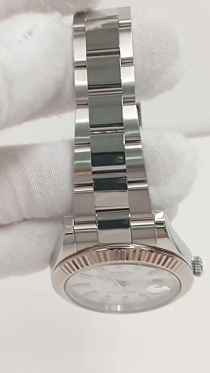 Rolex Datejust II Steel and White Gold — Bracelet; stock 52980