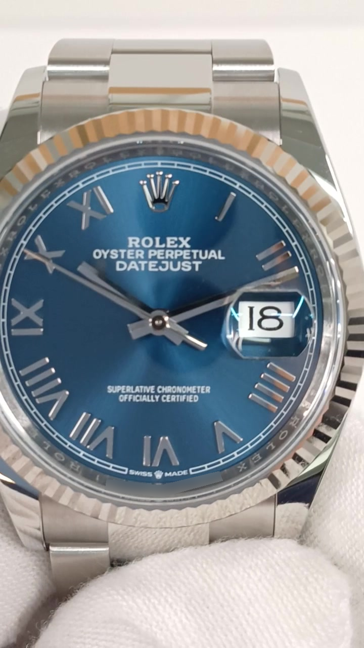 Rolex 126234 stock 53630 Front from vendor video