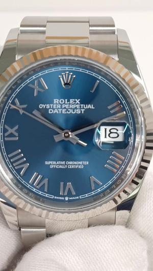 Rolex 126234 stock 53630 Front from vendor video
