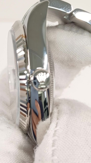 Rolex 126234 stock 53630 Crown side from vendor video