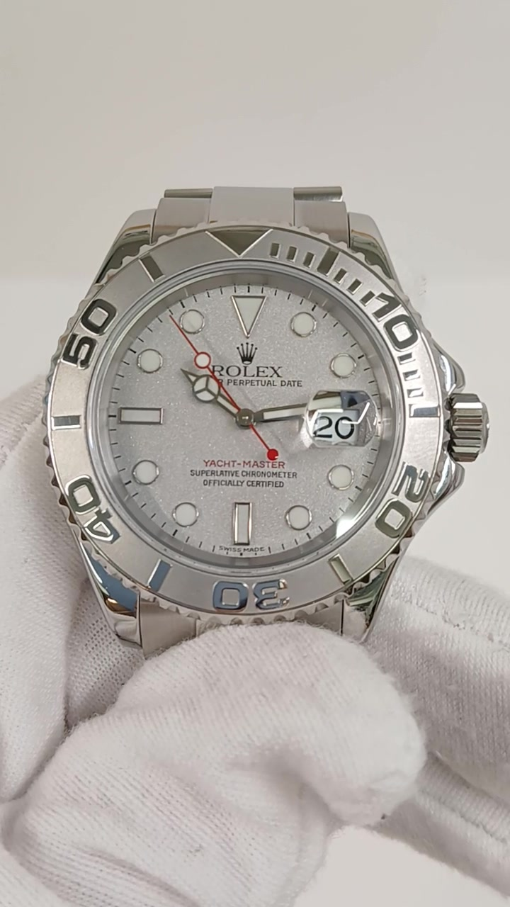 Rolex Yacht-Master Ref. 16622 stock 53632 Front from vendor video