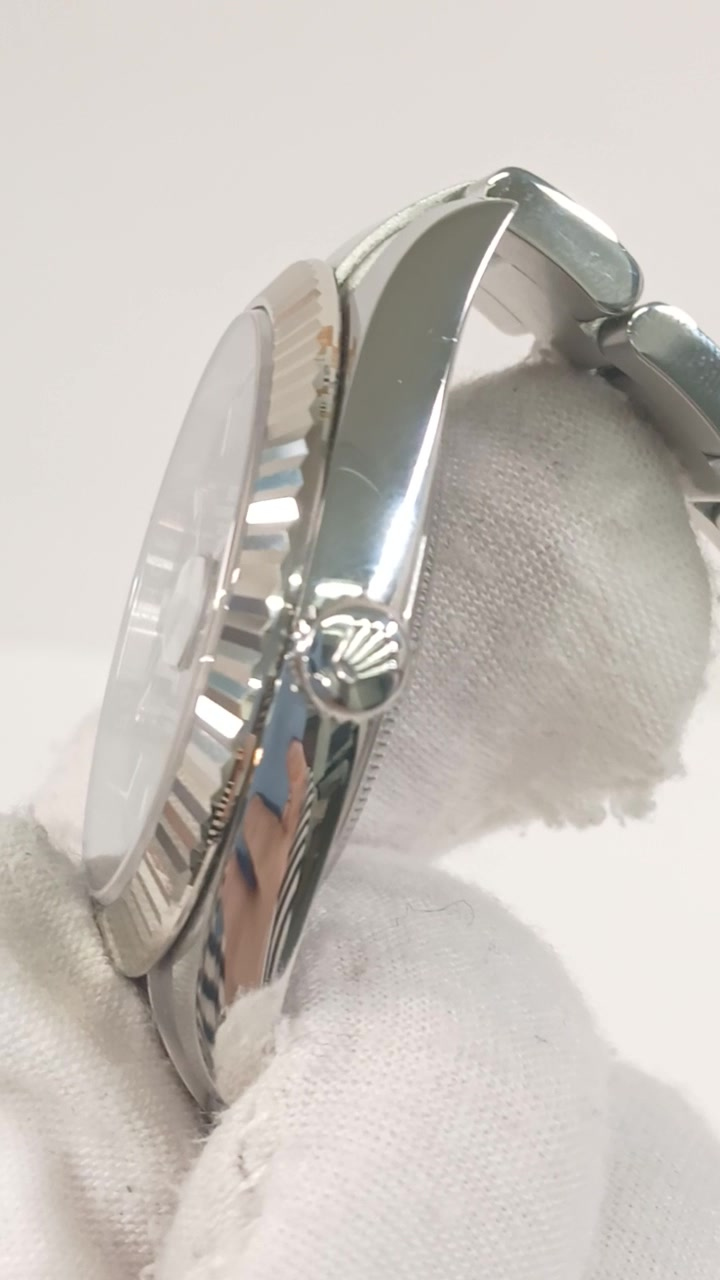Rolex 126334 stock 54166 Crown side from vendor video