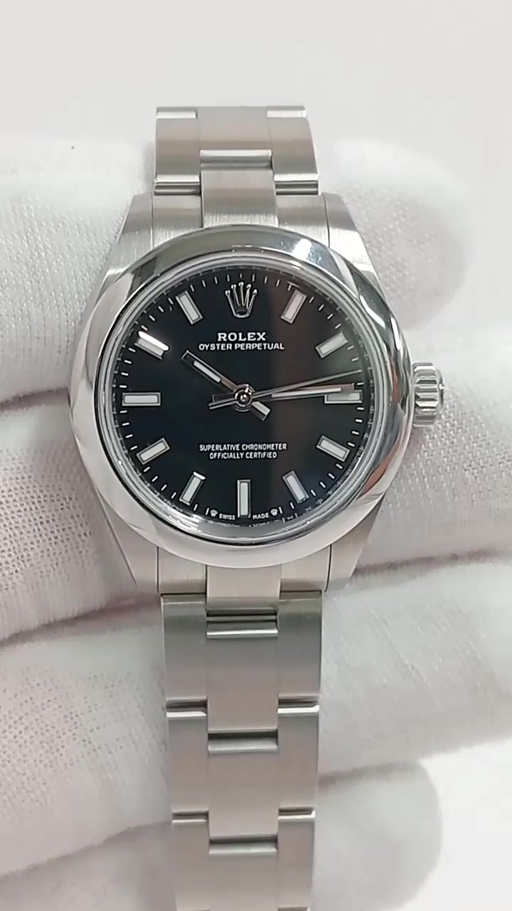 Rolex Oyster Perpetual Ref. 276200 stock 55324 Front from vendor video
