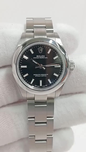 Rolex Oyster Perpetual Ref. 276200 stock 55324 Front from vendor video