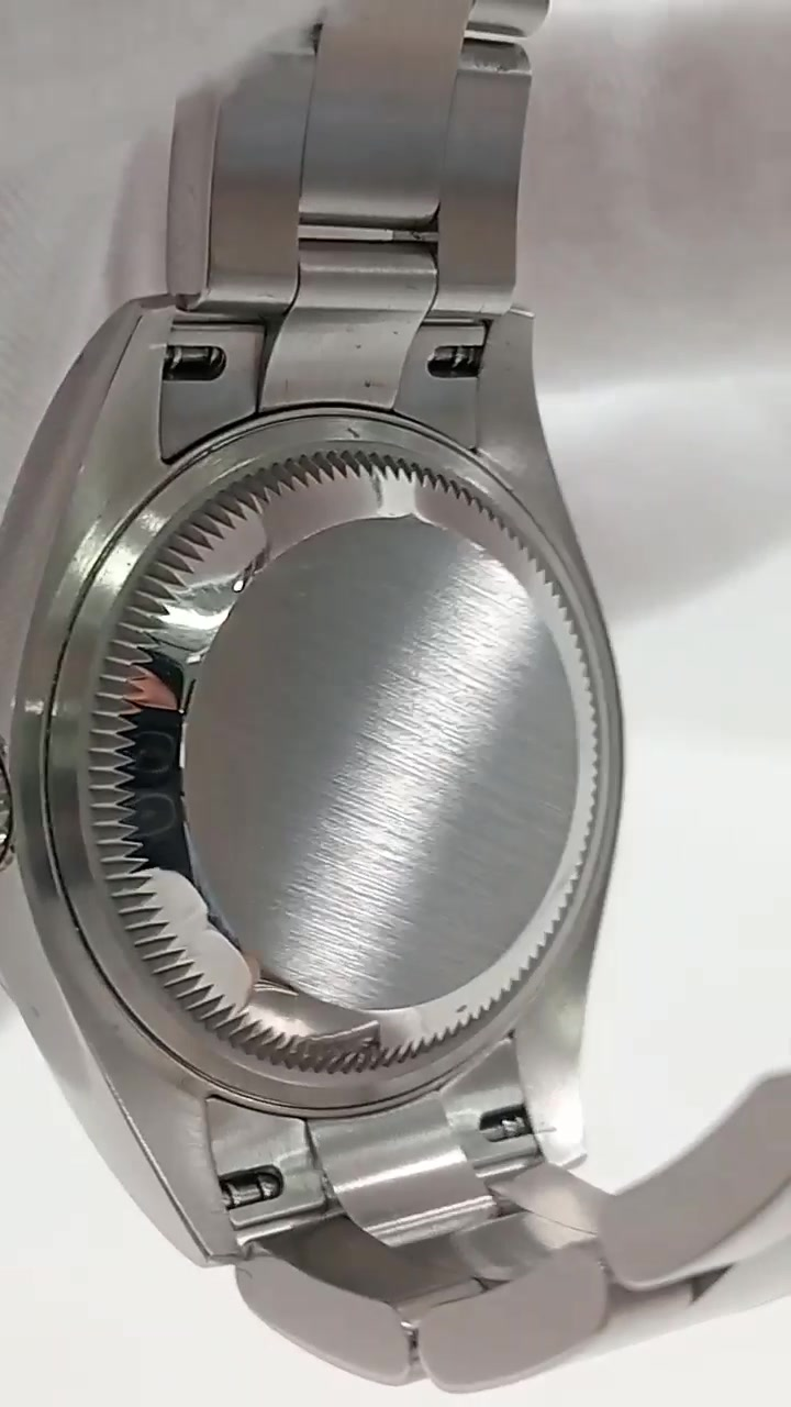 Rolex Oyster Perpetual Ref. 276200 stock 55324 Caseback from vendor video