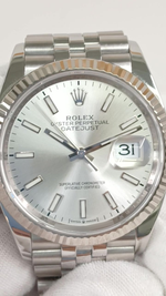 Rolex 126234 stock 55726 Front from vendor video