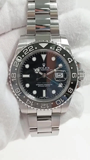 Rolex GMT-Master II stock 56703 — Front from vendor video