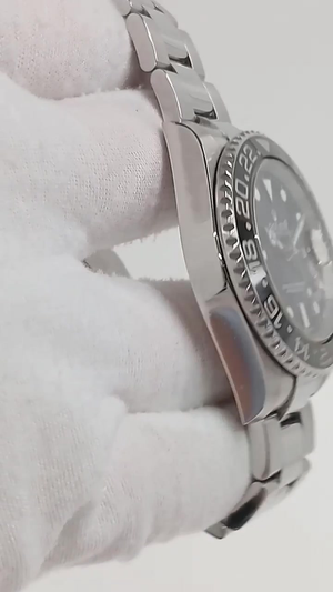 Rolex GMT-Master II stock 56703 — Case side from vendor video