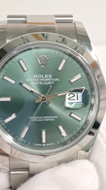 Rolex 126300 stock 57009 Front from vendor video