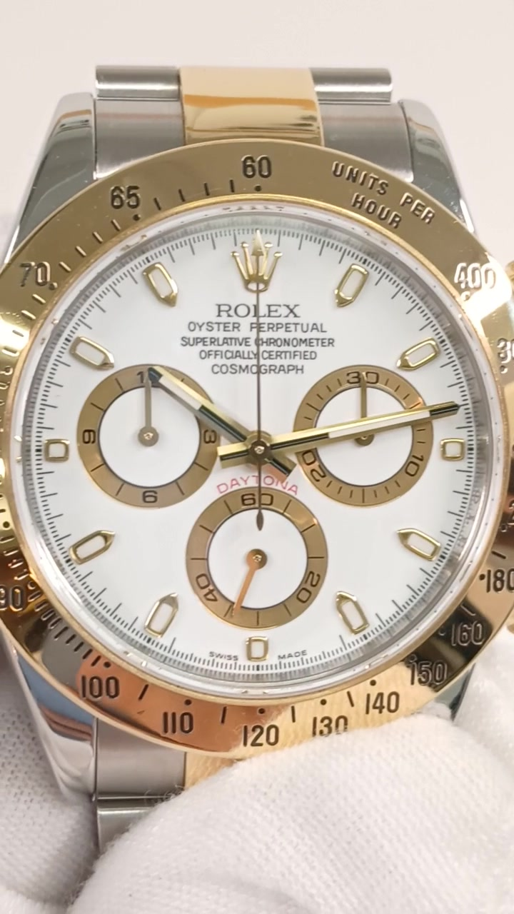 Rolex 116523 stock 58648 Front from vendor video