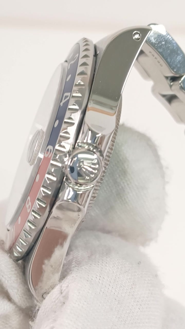 Rolex 16700 stock 58769 Crown side from vendor video