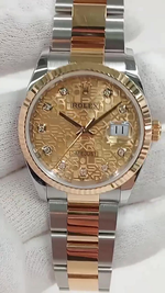 Rolex Datejust stock 58946 Front from vendor video