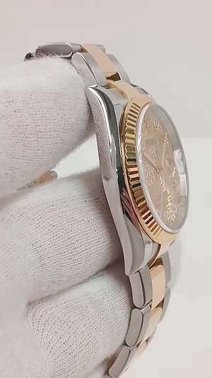Rolex Datejust stock 58946 Case side from vendor video