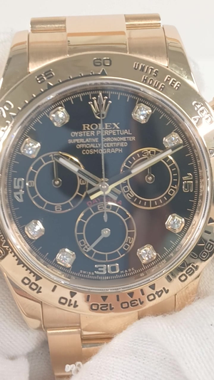Rolex 116508G stock 59669 Front from vendor video