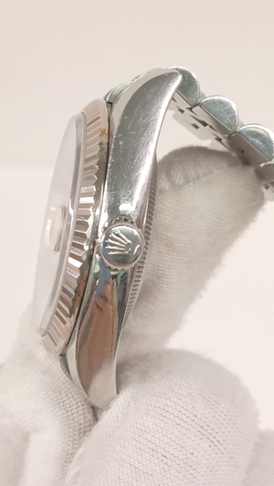 Rolex 116234G stock 60444 Crown side from vendor video