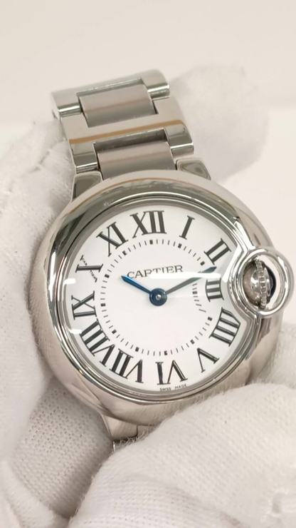 Cartier Ballon Bleu stock 60772 Front from vendor video