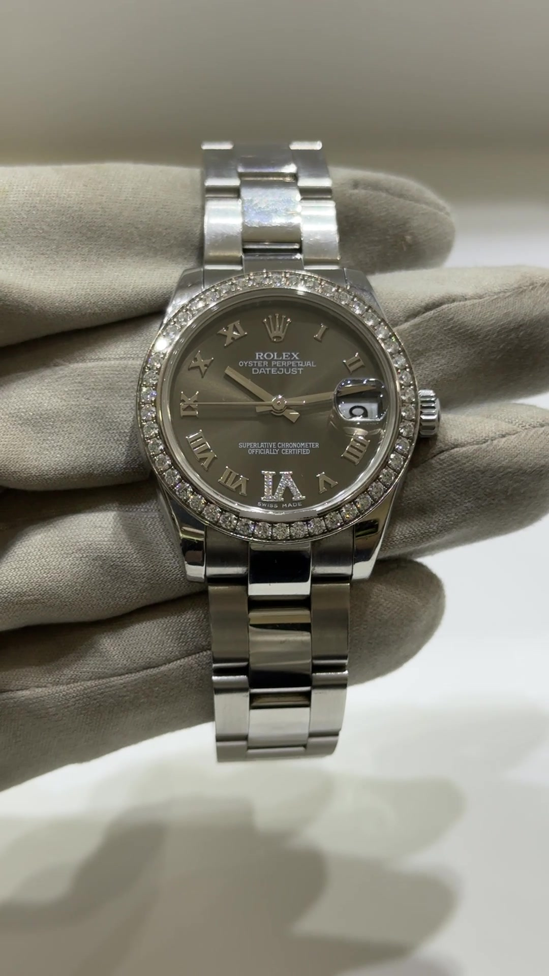 Rolex stock 62378 Front from vendor video