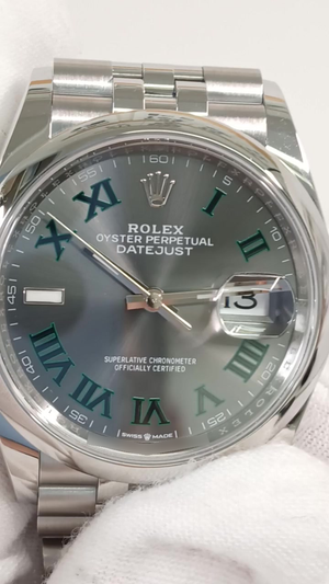 Rolex 126200 stock 63385 Front from vendor video