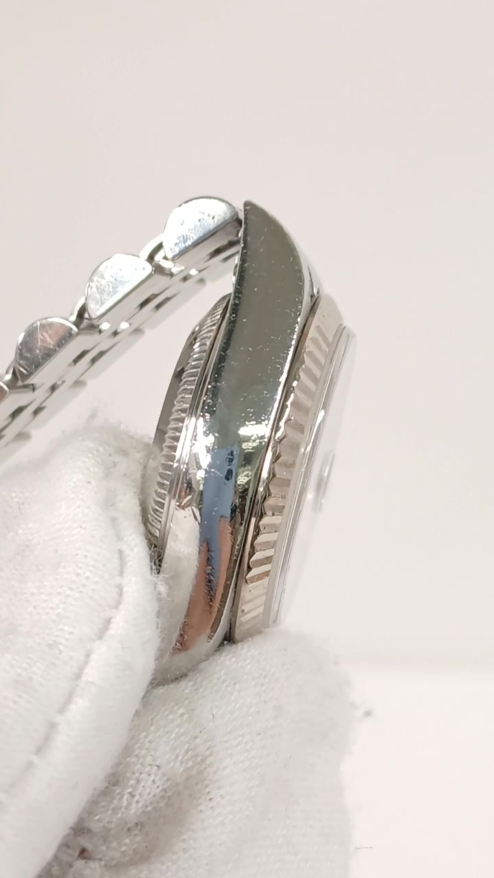 Rolex Datejust stock 63527 Case side from vendor video