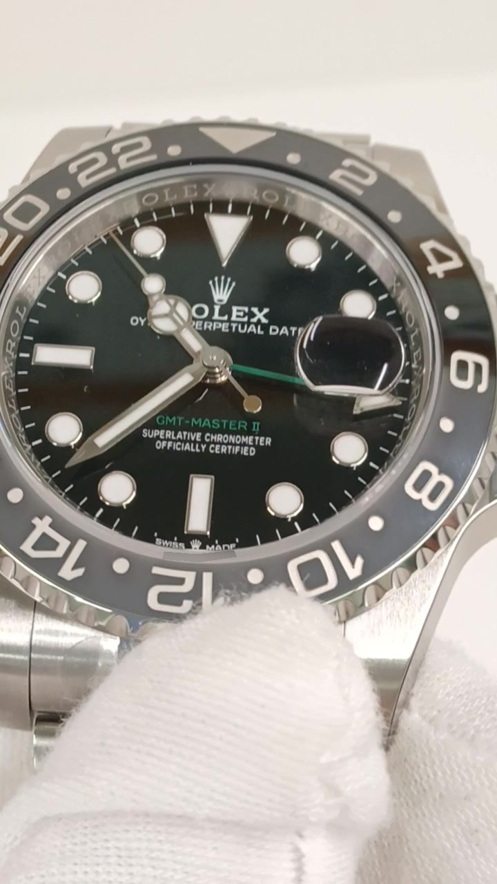 Rolex 126710GRNR stock 63801 Front from vendor video