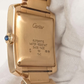 Cartier Tank Francaise stock 63876 Caseback from vendor video
