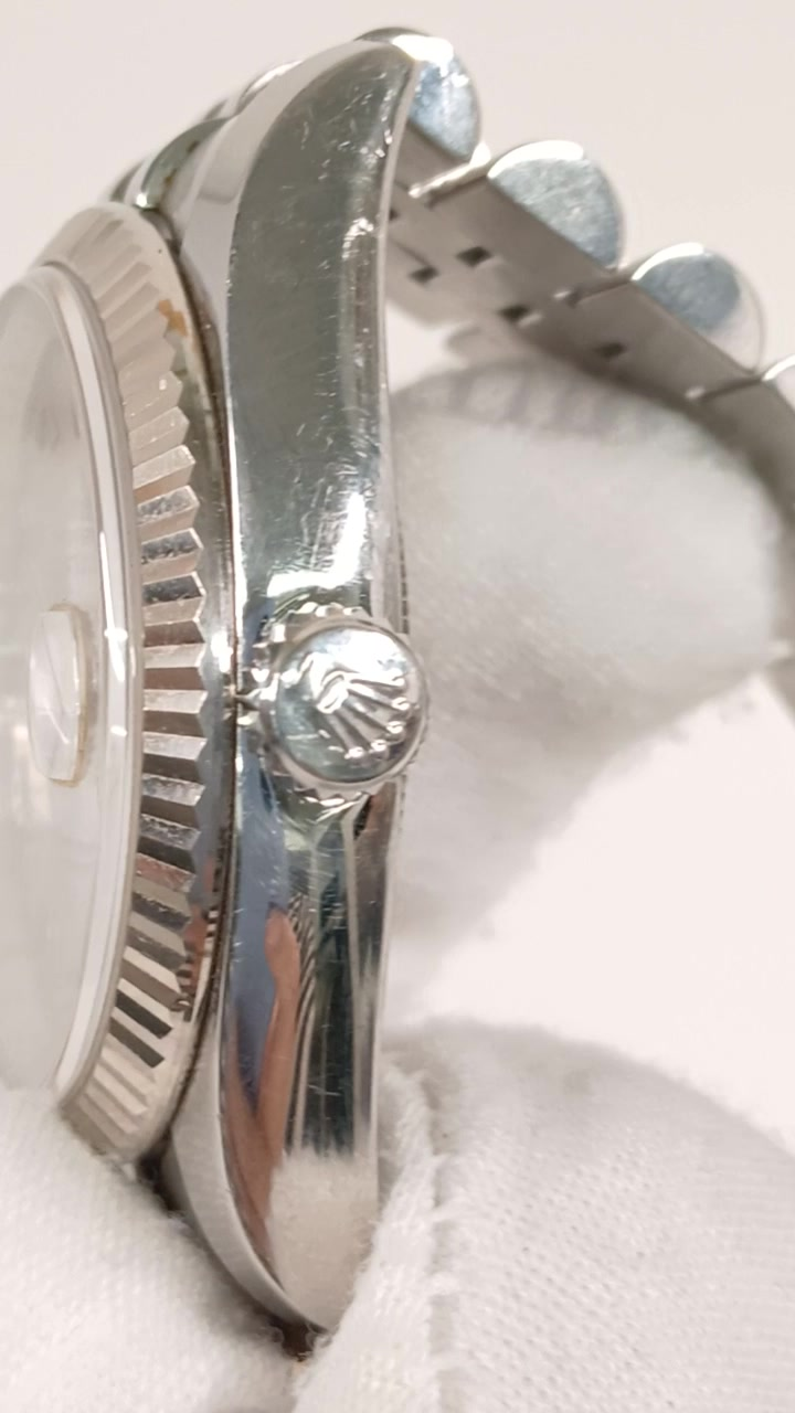 Rolex 116234 stock 64144 Crown side from vendor video