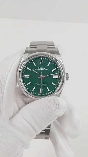 Rolex Oyster Perpetual stock 65131 — Front from vendor video