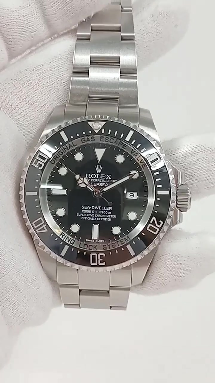 Rolex Deepsea stock 65717 — Front from vendor video