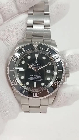 Rolex Deepsea stock 65717 — Front from vendor video